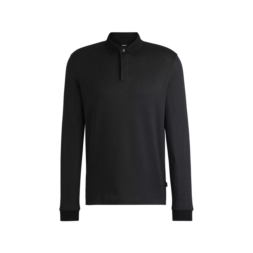 Boss Polo à Manches Courtes Penrose 38 Black S Homme 4