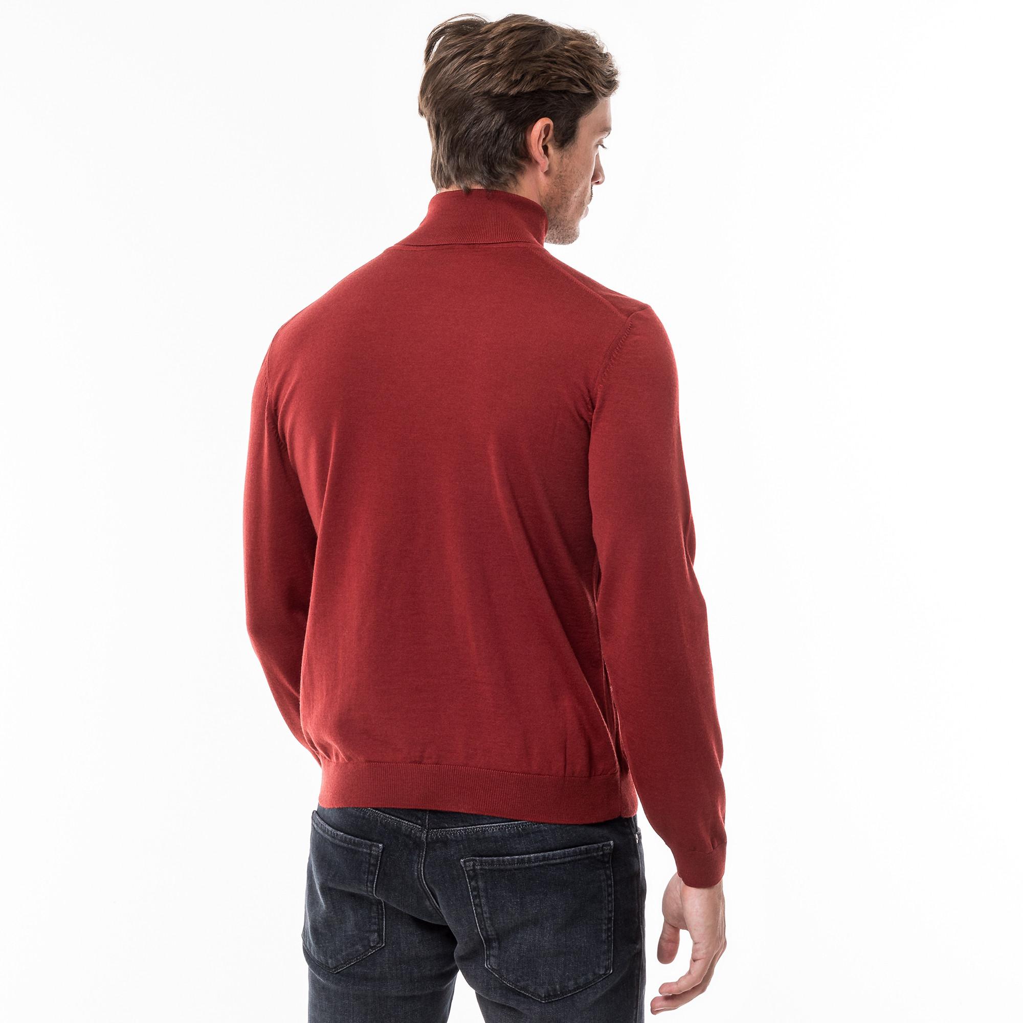 BOSS BLACK Musso-P Pull Col Roulé Slim Fit  