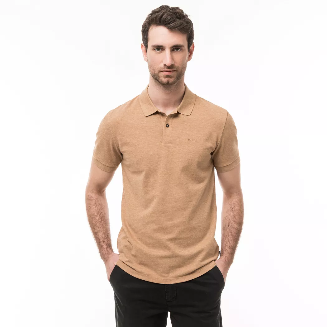 Boss BLACK - Poloshirt, kurzarm, für Herren, Caramel, Größe XXL