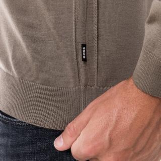 BOSS BLACK LENO-P Slim Fit Pull Col Rond  