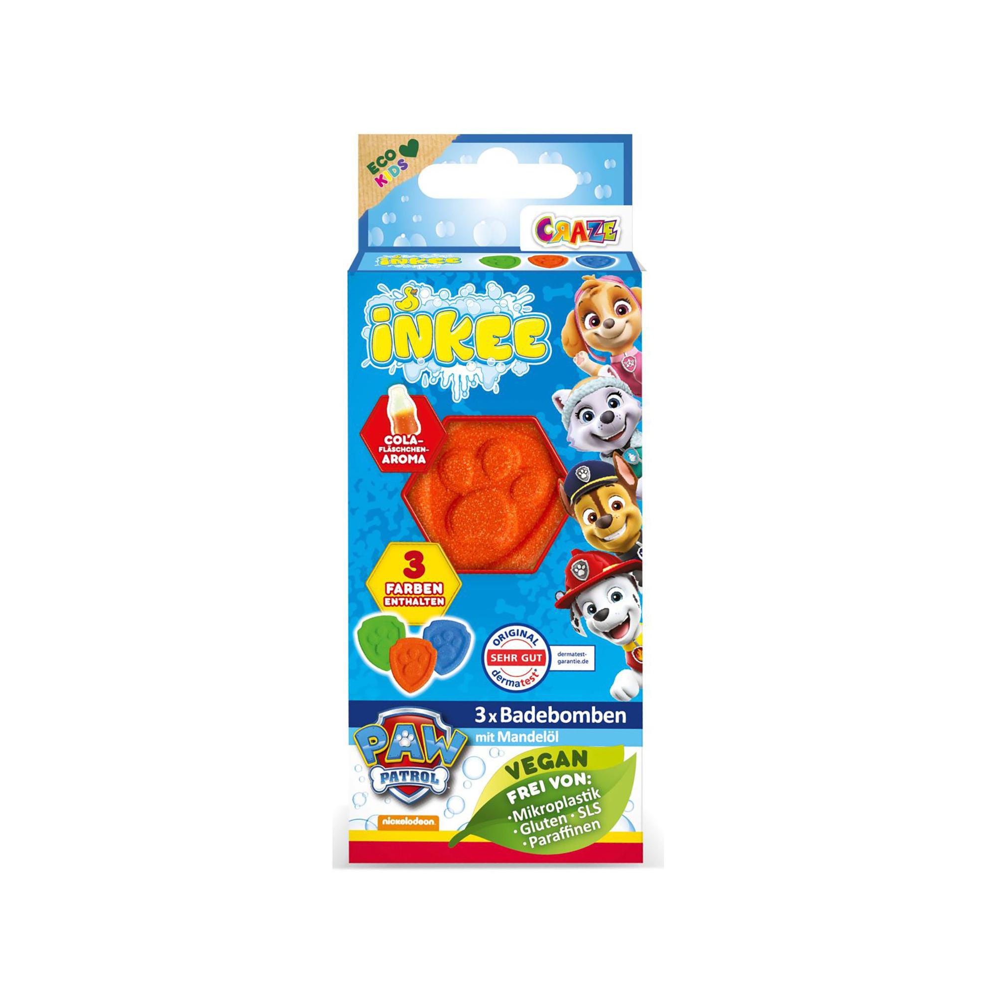 Craze  Inkee Badebombe Paw Patrol 3er Set 