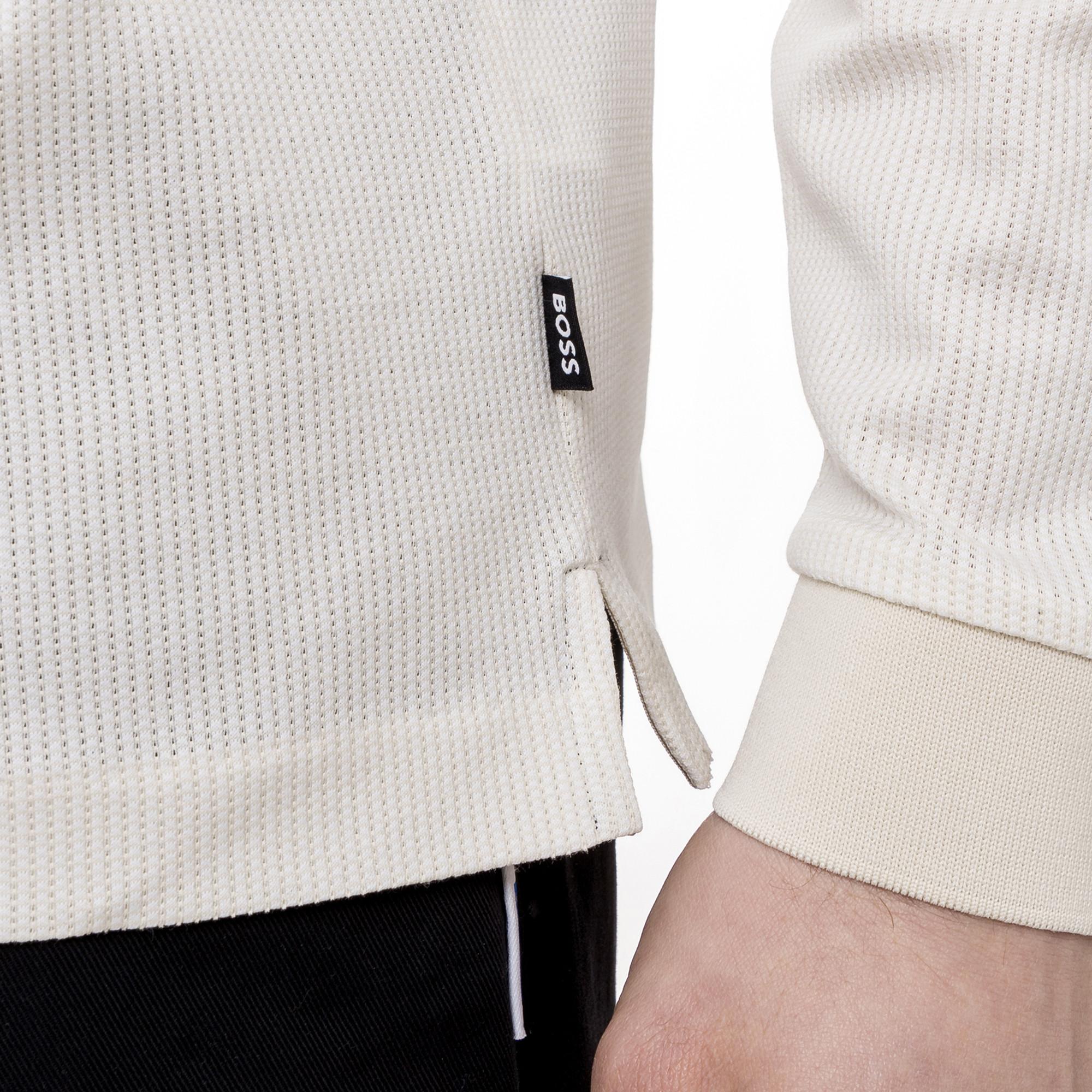 BOSS BLACK H-Pado 431 Langarm Poloshirt  