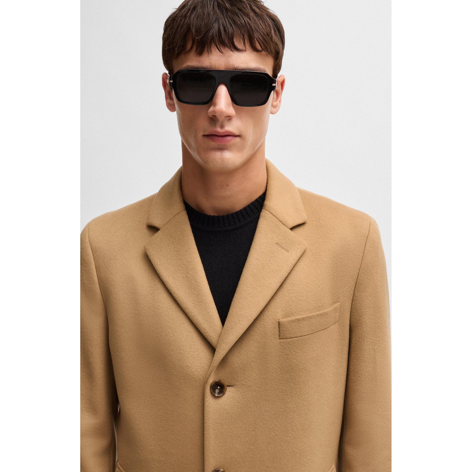 BOSS BLACK H-Hyde-244 Manteau évasé 