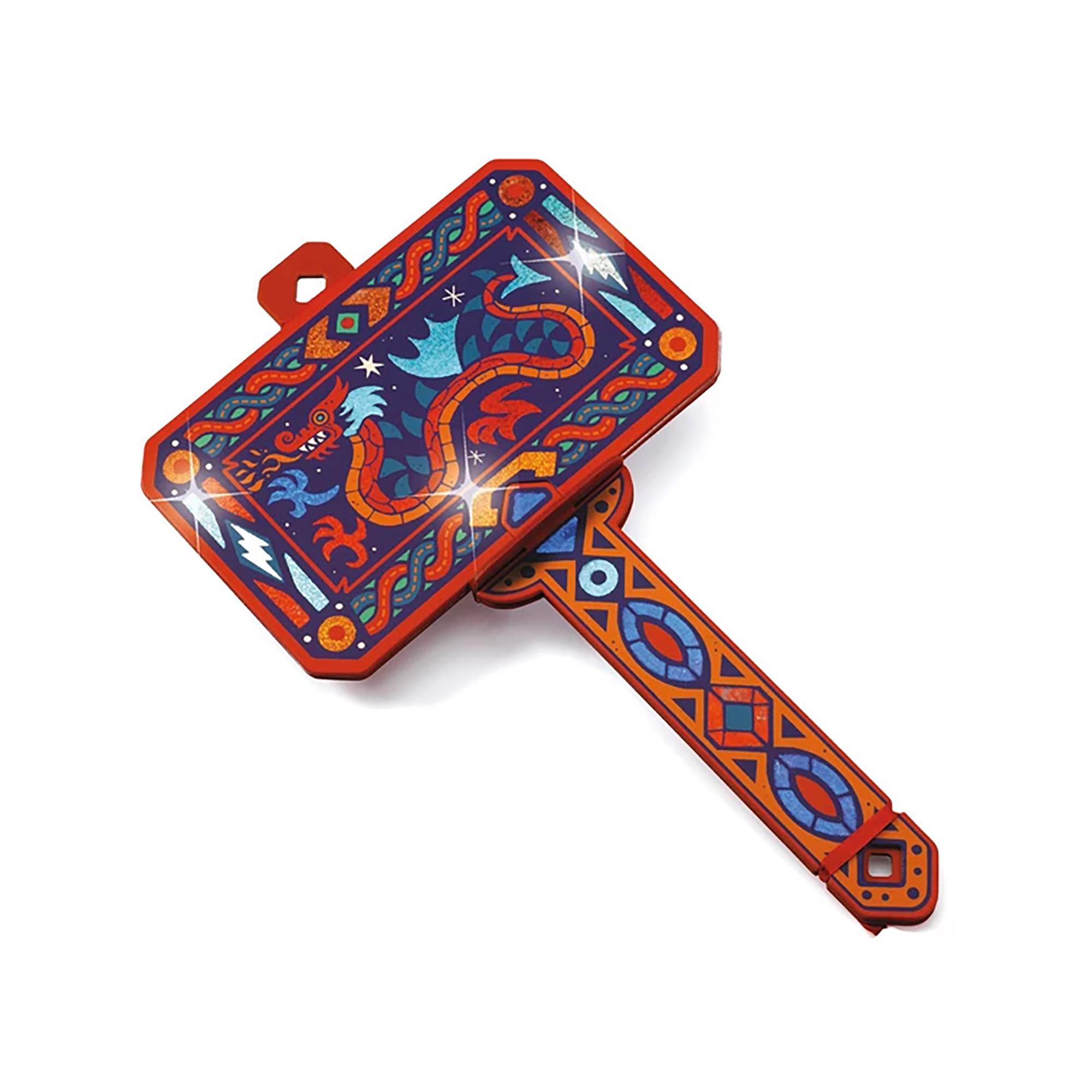 Djeco Bastelset Wikingerschild und Hammer 