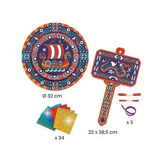 Djeco Bastelset Wikingerschild und Hammer 