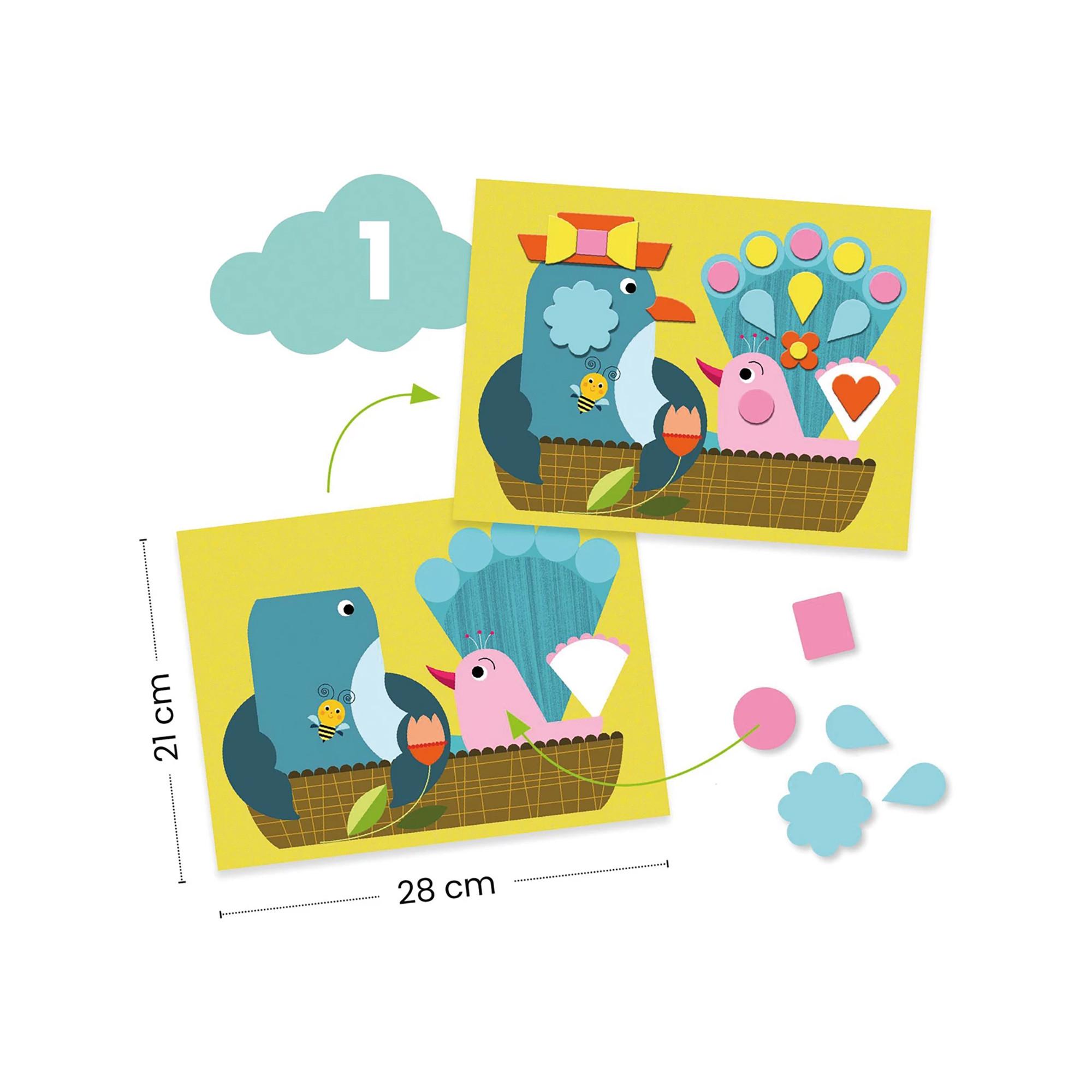 Djeco Kit de loisirs créatifs Chat et amis 