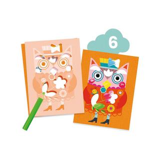 Djeco Kit de loisirs créatifs Chat et amis 