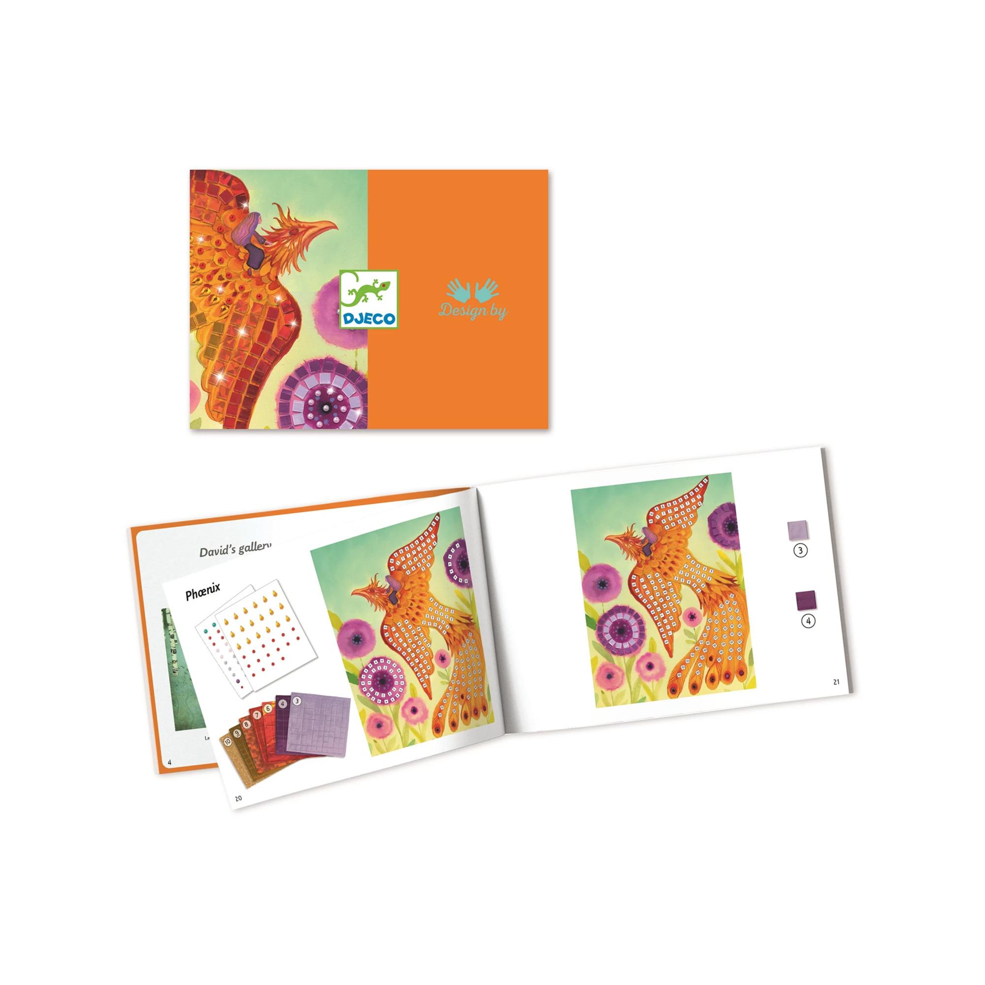 Djeco Mosaik Bastelset Legendäre Wesen 