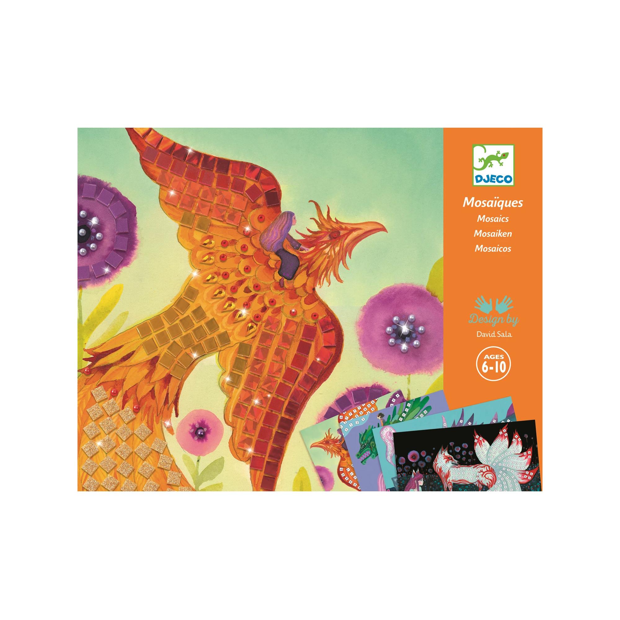 Djeco Mosaik Bastelset Legendäre Wesen 