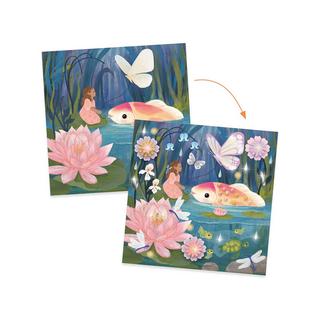 Djeco Bastelset mit Stickerbildern Däumelinchen 