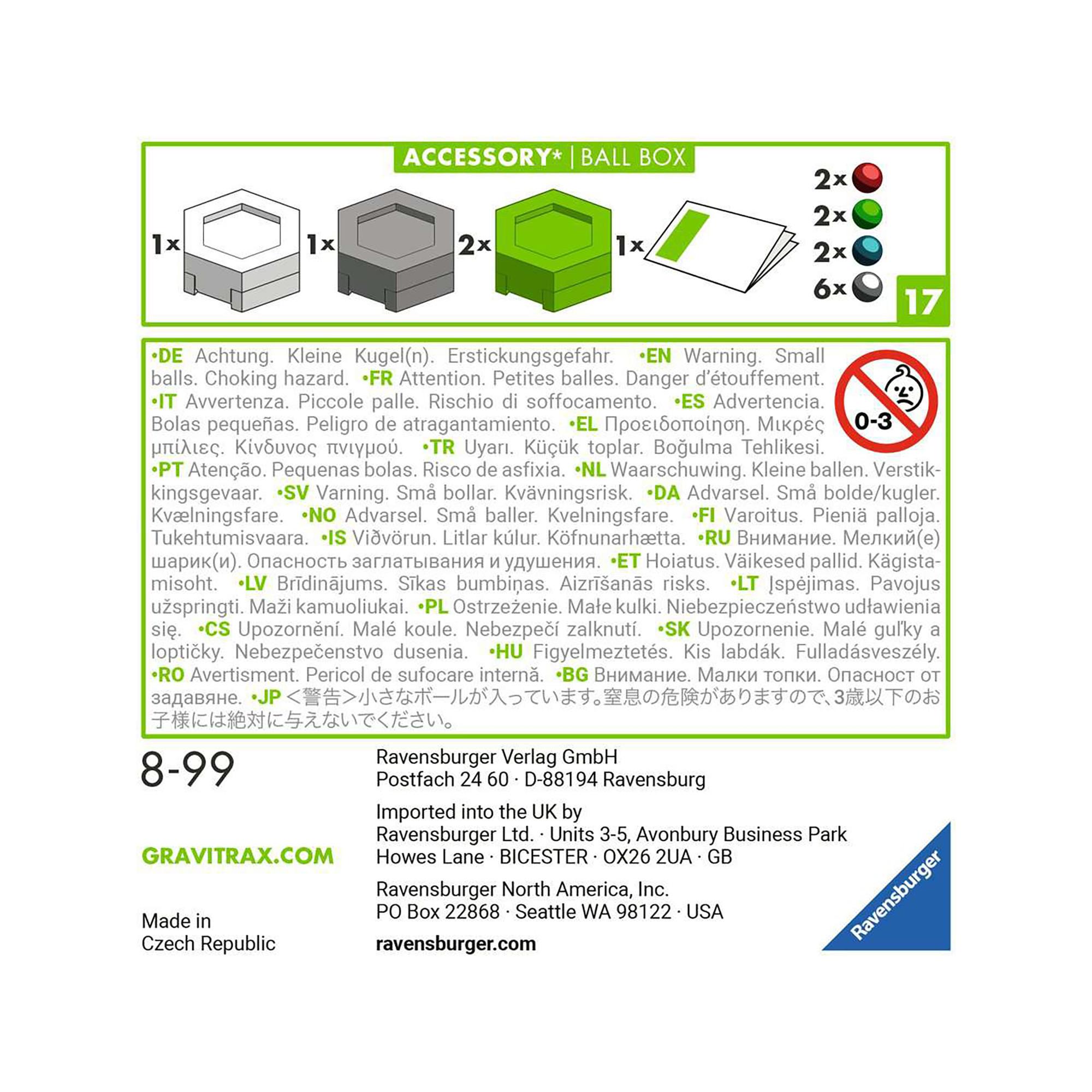 Ravensburger  GraviTrax Accessory Ball Box 