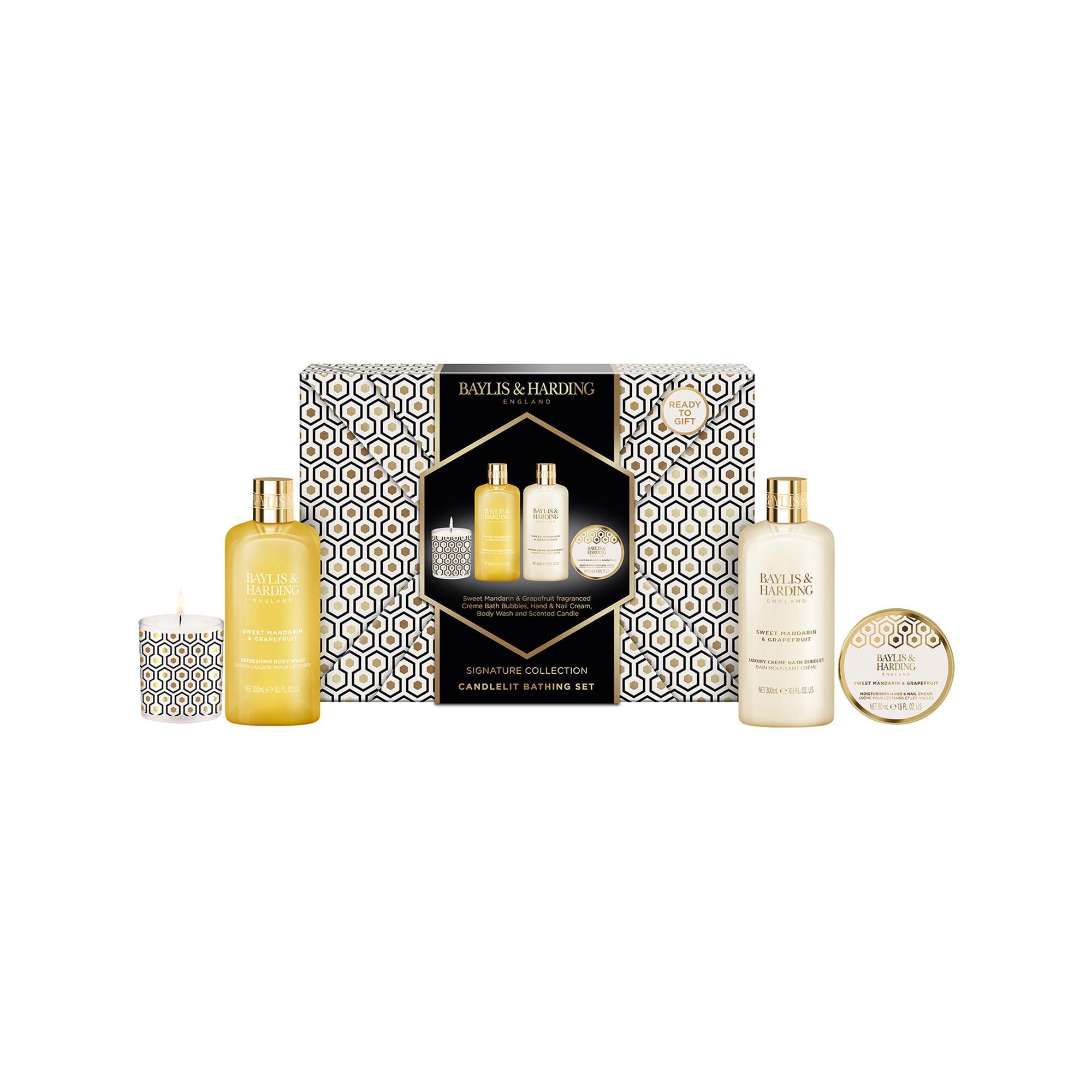 BAYLIS & HARDING Sweet Mandarin & Grapefruit Candlelight  Geschenkset 