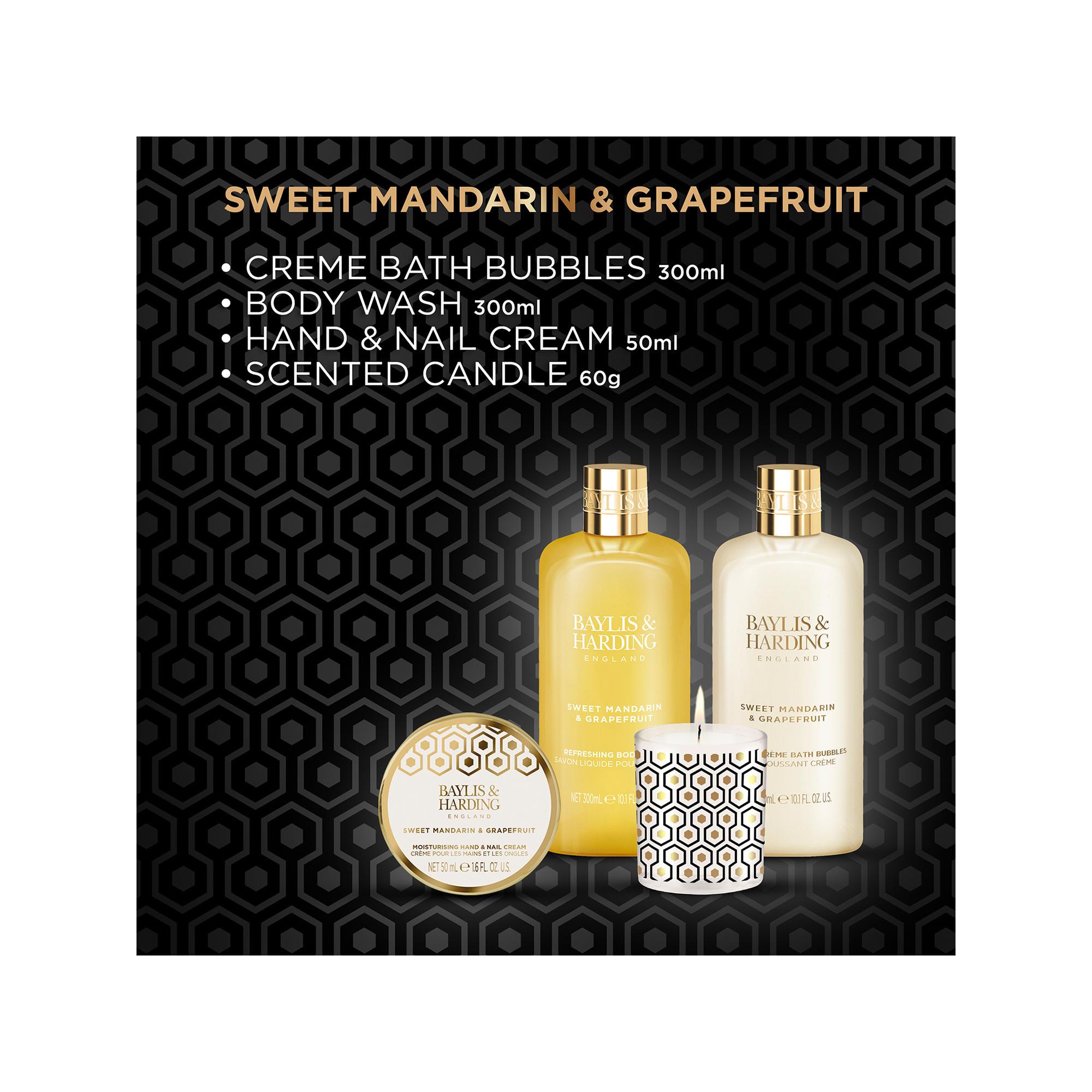 BAYLIS & HARDING Sweet Mandarin & Grapefruit Candlelight  Set Cadeau 