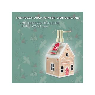 BAYLIS & HARDING The Fuzzy Duck Winter Wonderland Sapone per le mani in una casa di pan di zenzero 