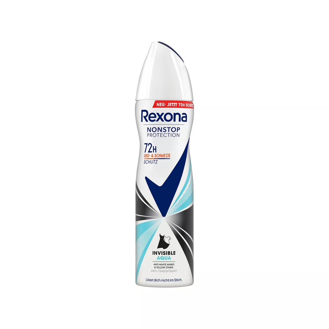 Rexona - Deospray, Nonstop Protection Anti-Transpirant Invisible Aqua, 150  ml