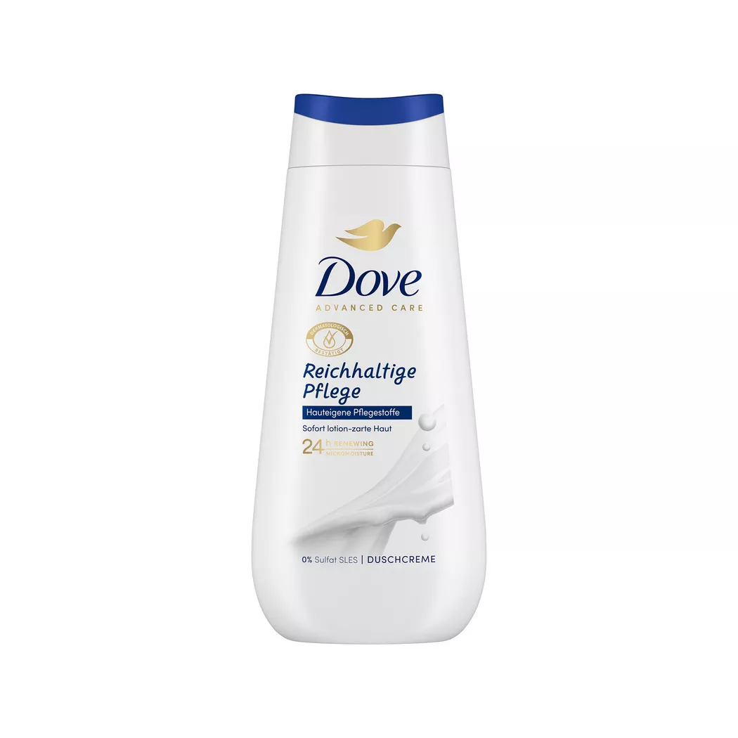 Dove - Pflegedusche Reichhaltige Pflege, Advanced Care, 225 ml