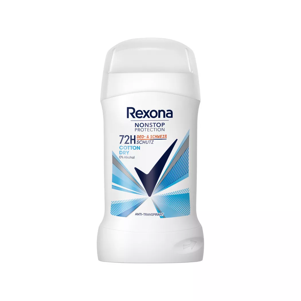 Rexona - Deostick, Nonstop Protection Anti-Transpirant Cotton Dry, 50 ml
