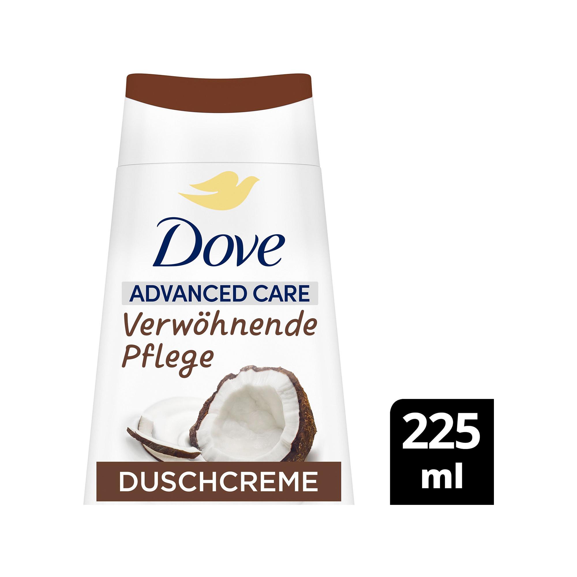 Dove Advanced Care  Duschcreme Verwöhnende Pflege Kokosöl & Mandel 