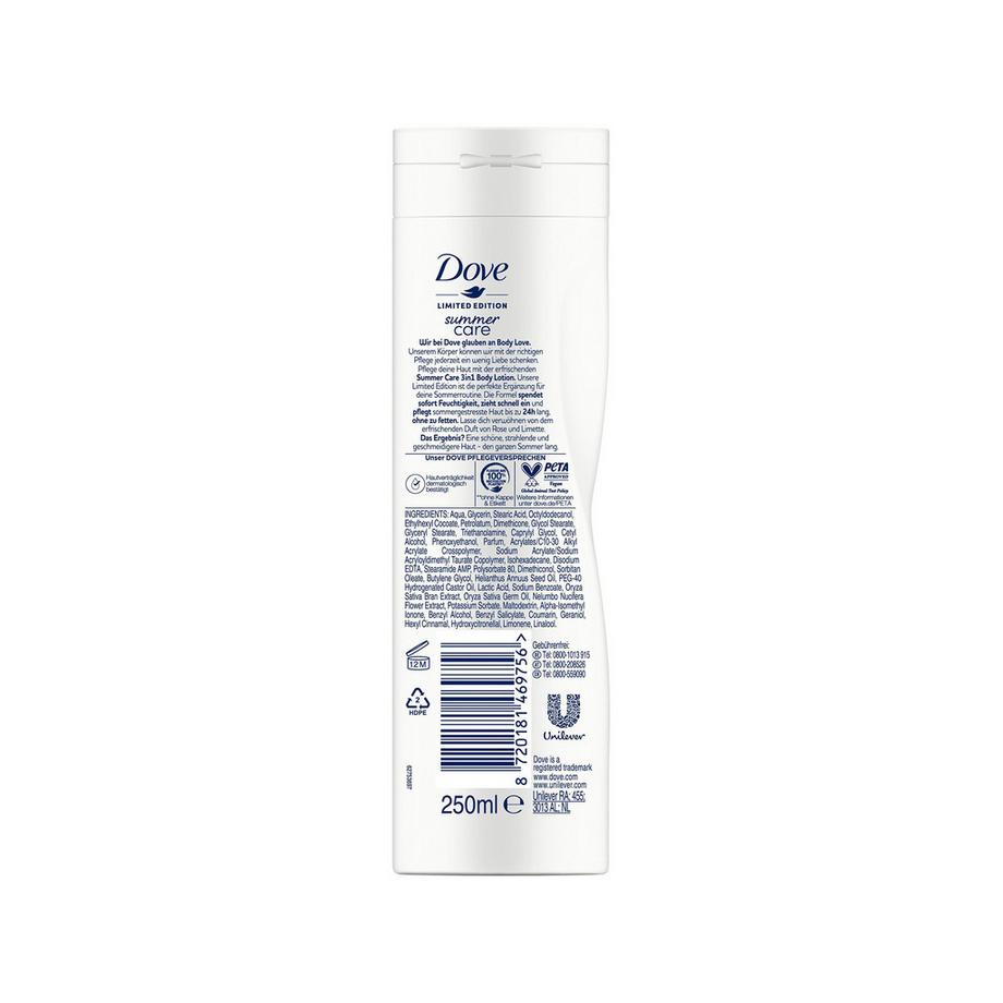 Dove Advanced Care Summer Limited Edition 3 in 1 Body Lotion 