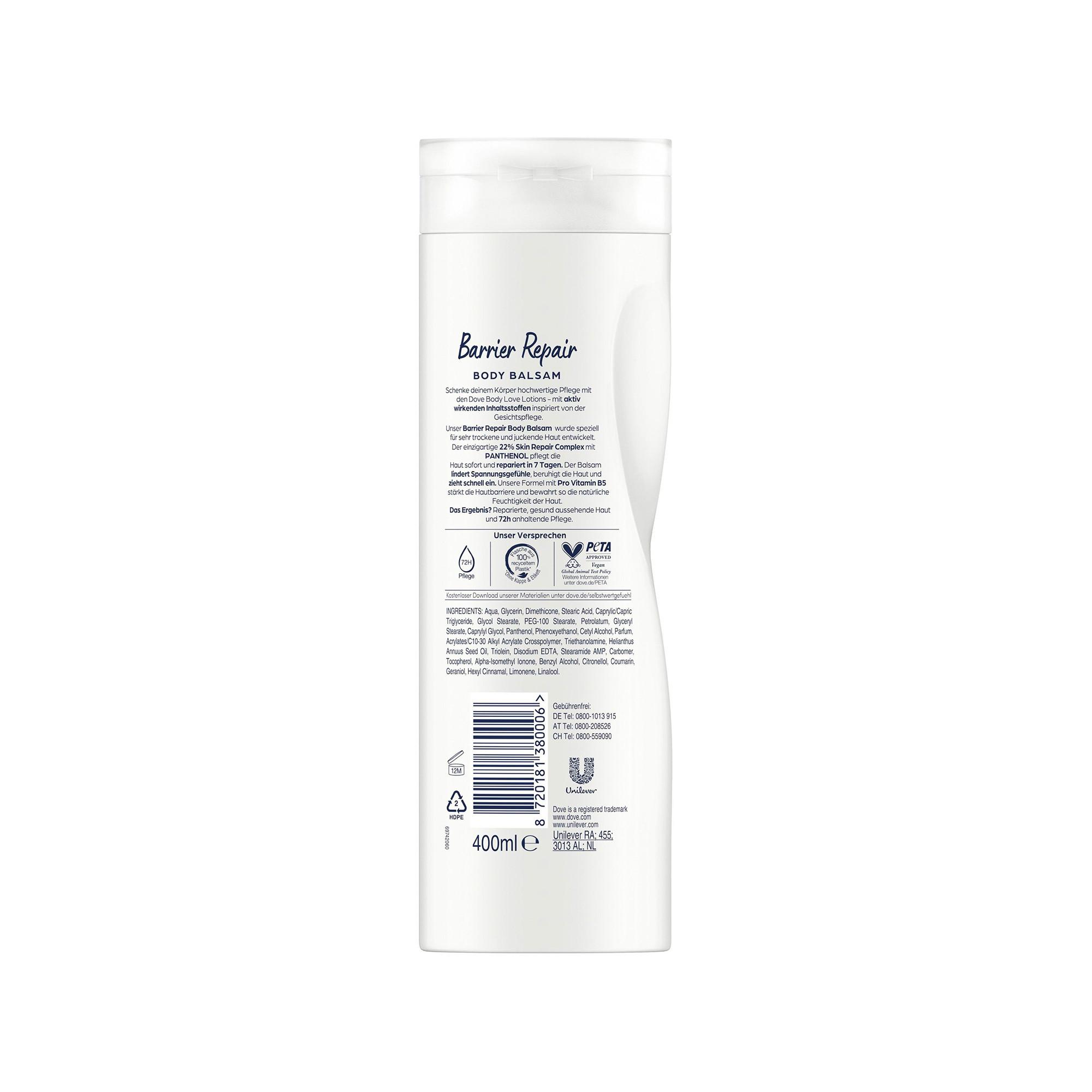 Dove Body Love Baume réparateur pour le corps Barrier Repair 