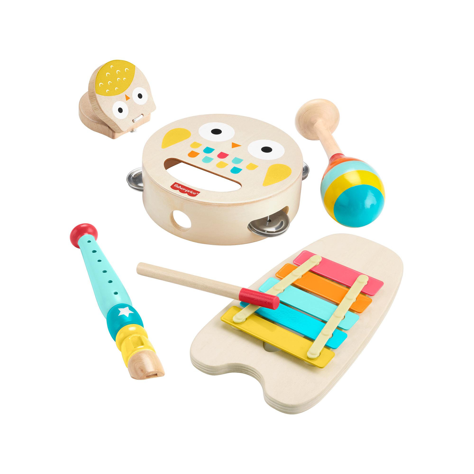 Fisher Price  Coffret Musical avec instruments en bois 