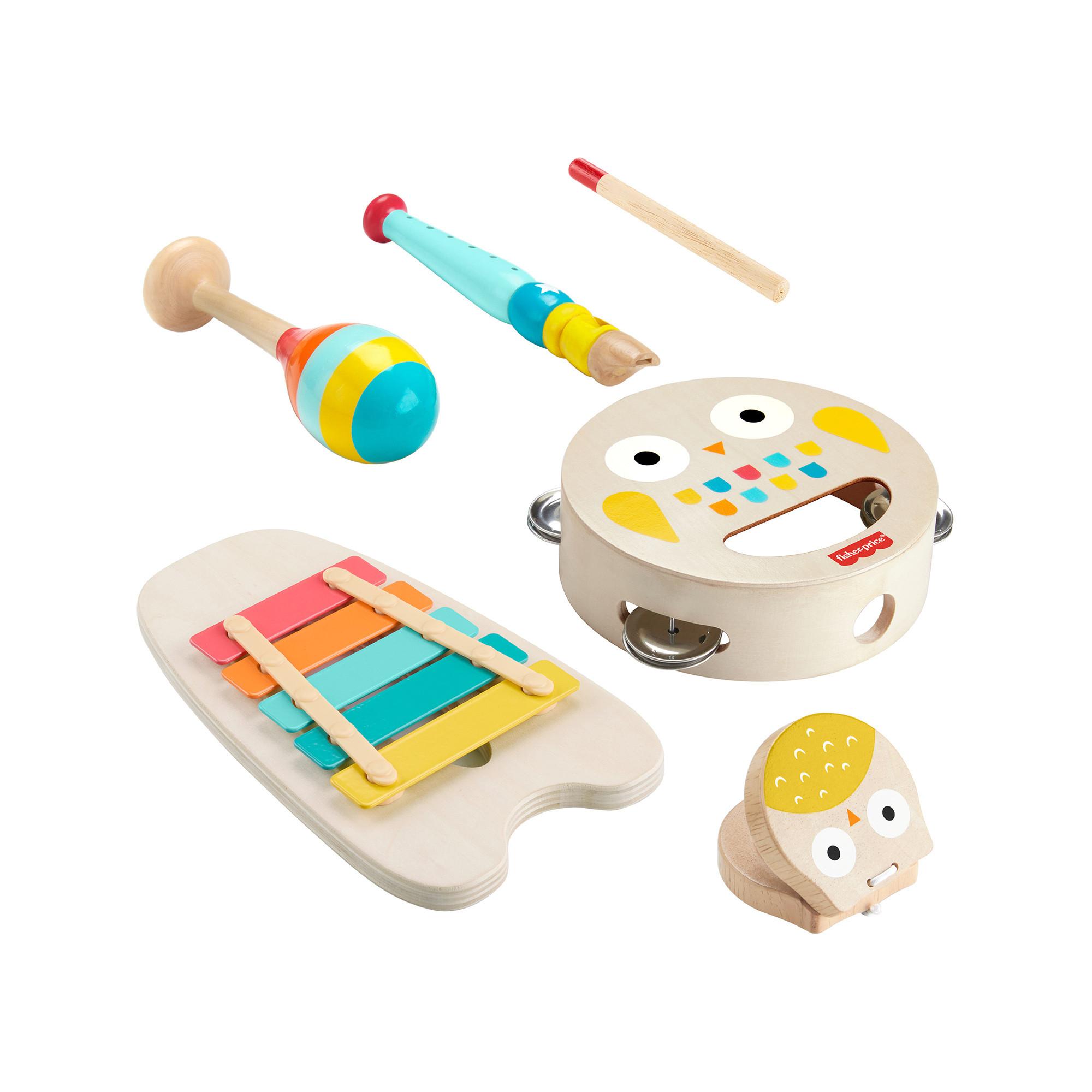 Fisher Price  Coffret Musical avec instruments en bois 