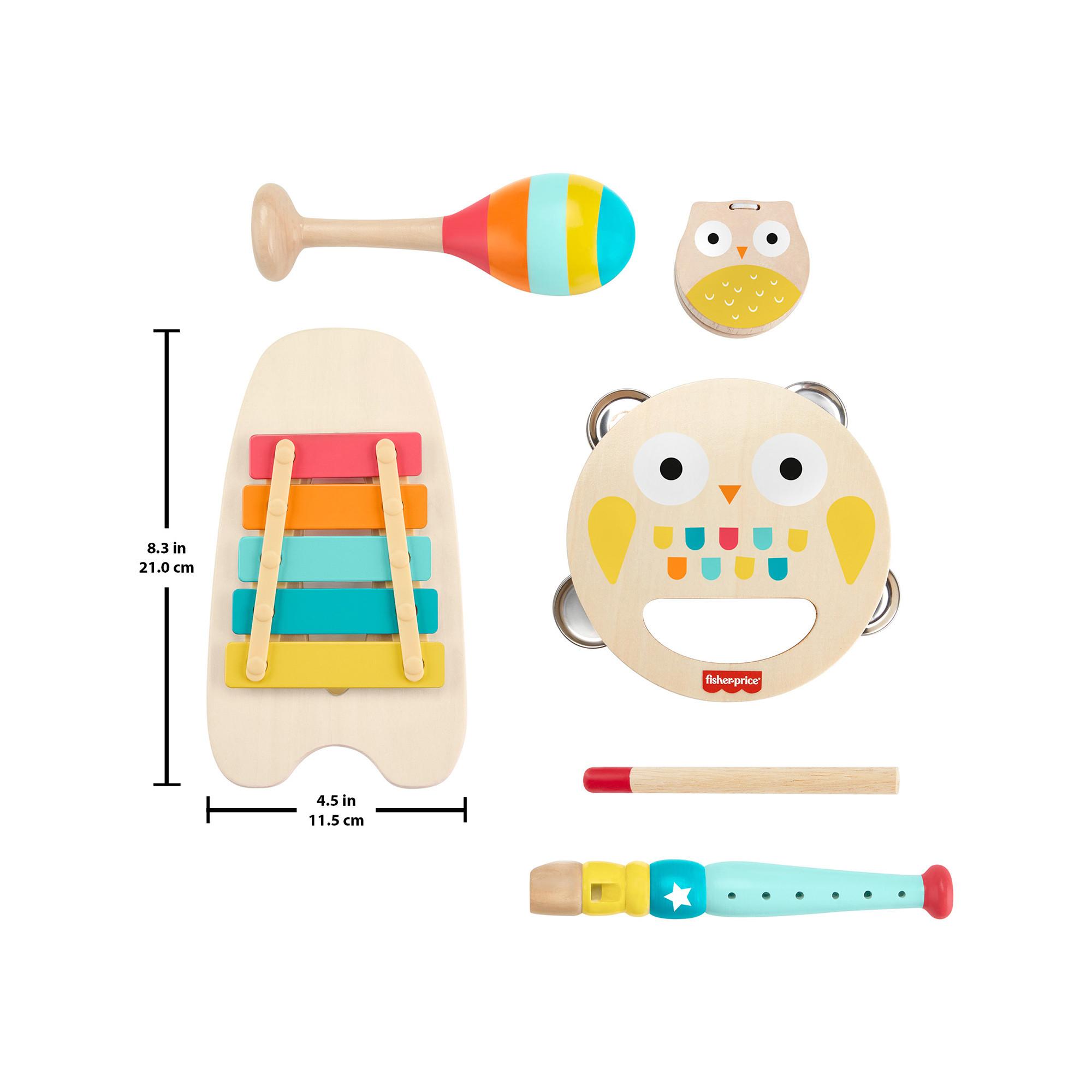 Fisher Price  Coffret Musical avec instruments en bois 