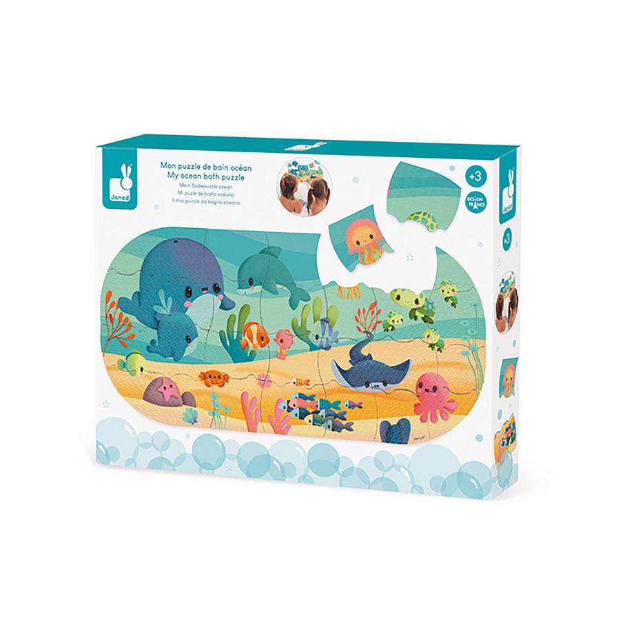 Janod  Mein Badepuzzle Ozean, 28 Teile 