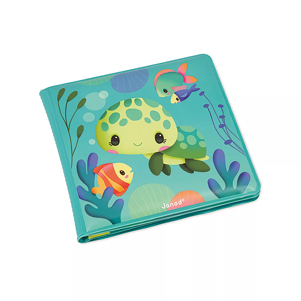 Janod - Badebuch Schildkröten, Multicolor