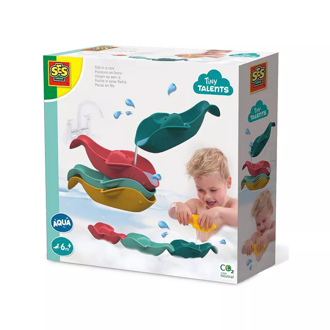 SES - Fische in einer Reihe, Multicolor