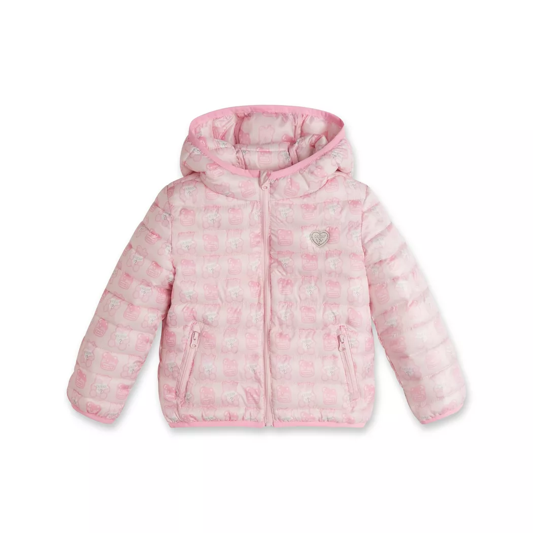 Guess - Jacke, Wattiert mit Kapuze, 2A, Rosa