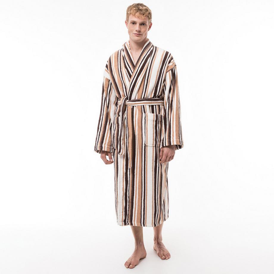 Manor Verona Accappatoio Lungo a Righe  