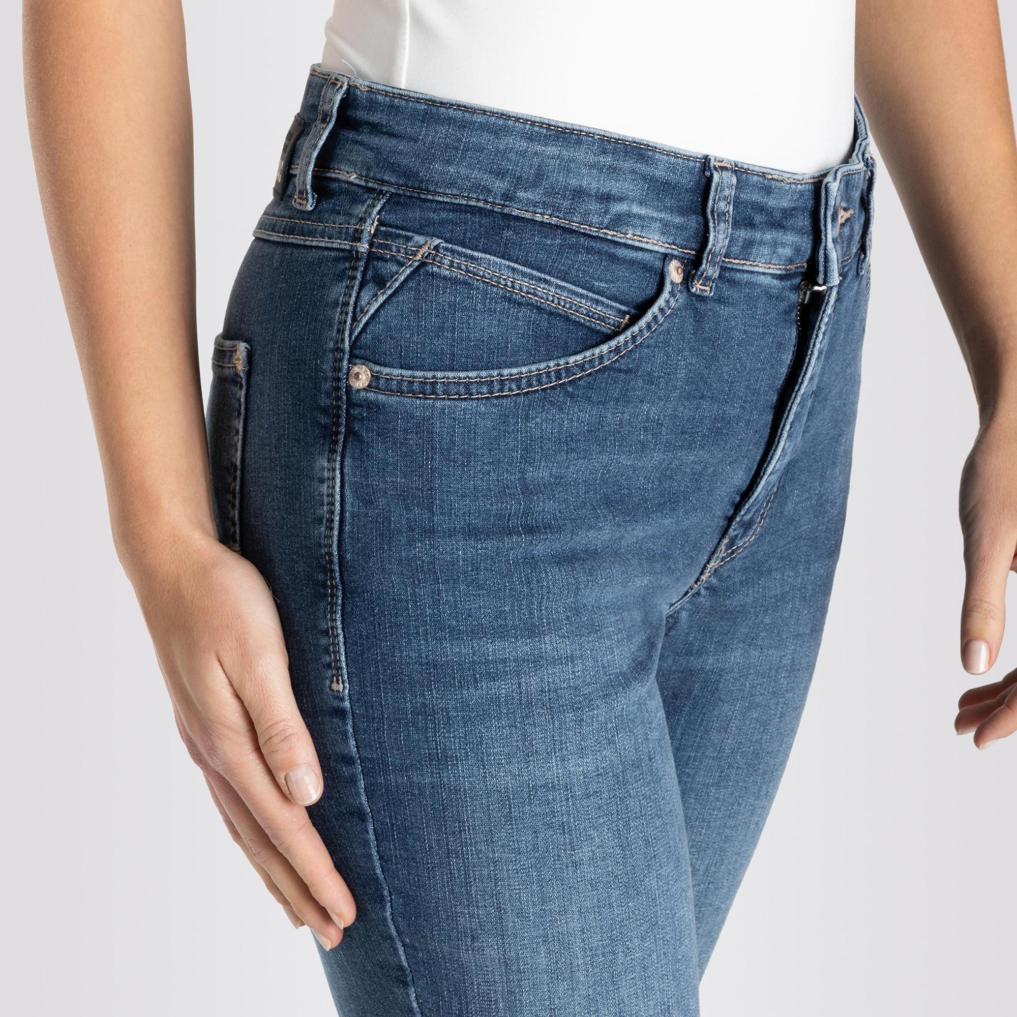 MAC Melanie Straight Leg High Rise Jeans  