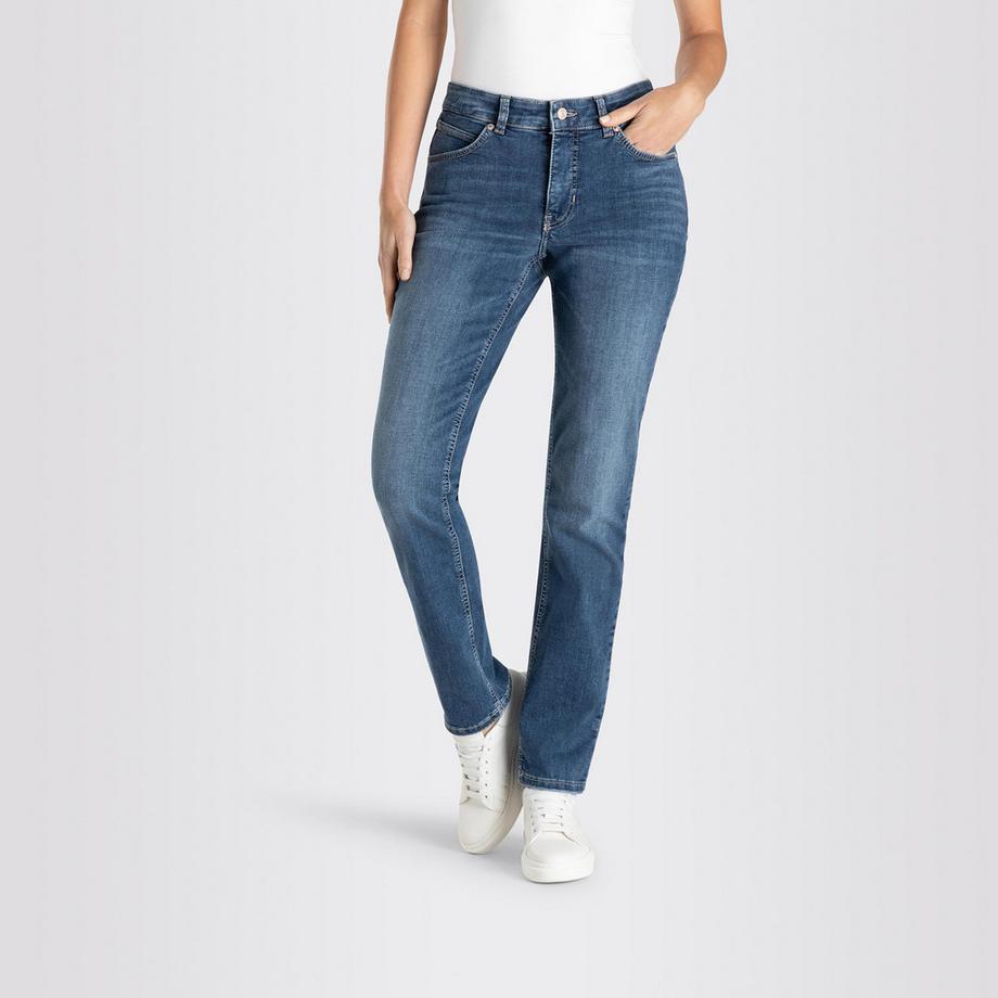 MAC Melanie Straight Leg High Rise Jeans  