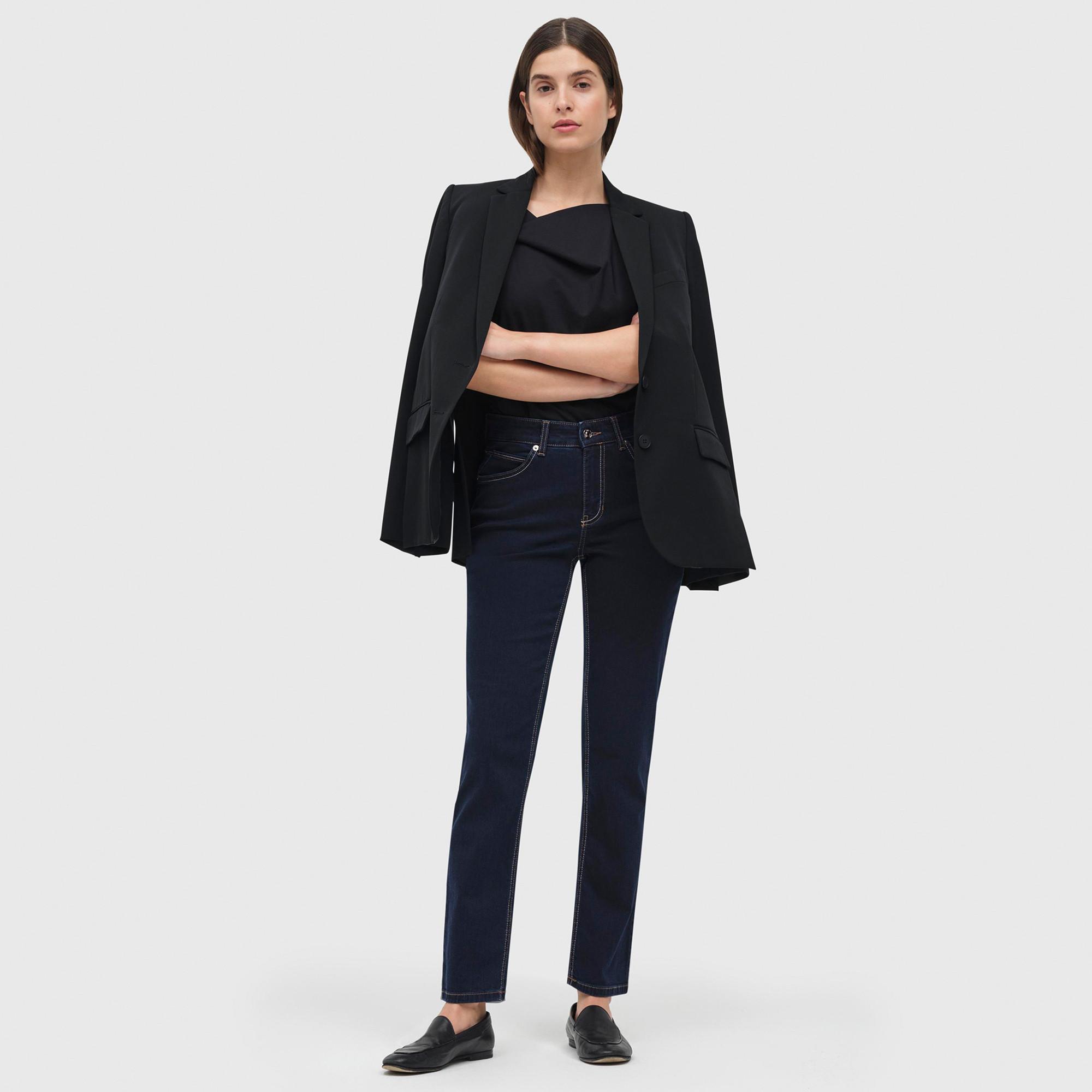 MAC Melanie Straight Fit High Rise Jeans  