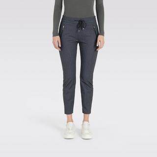 MAC Easy Smart Pantaloni da jogging Slim Fit a righe con coulisse  