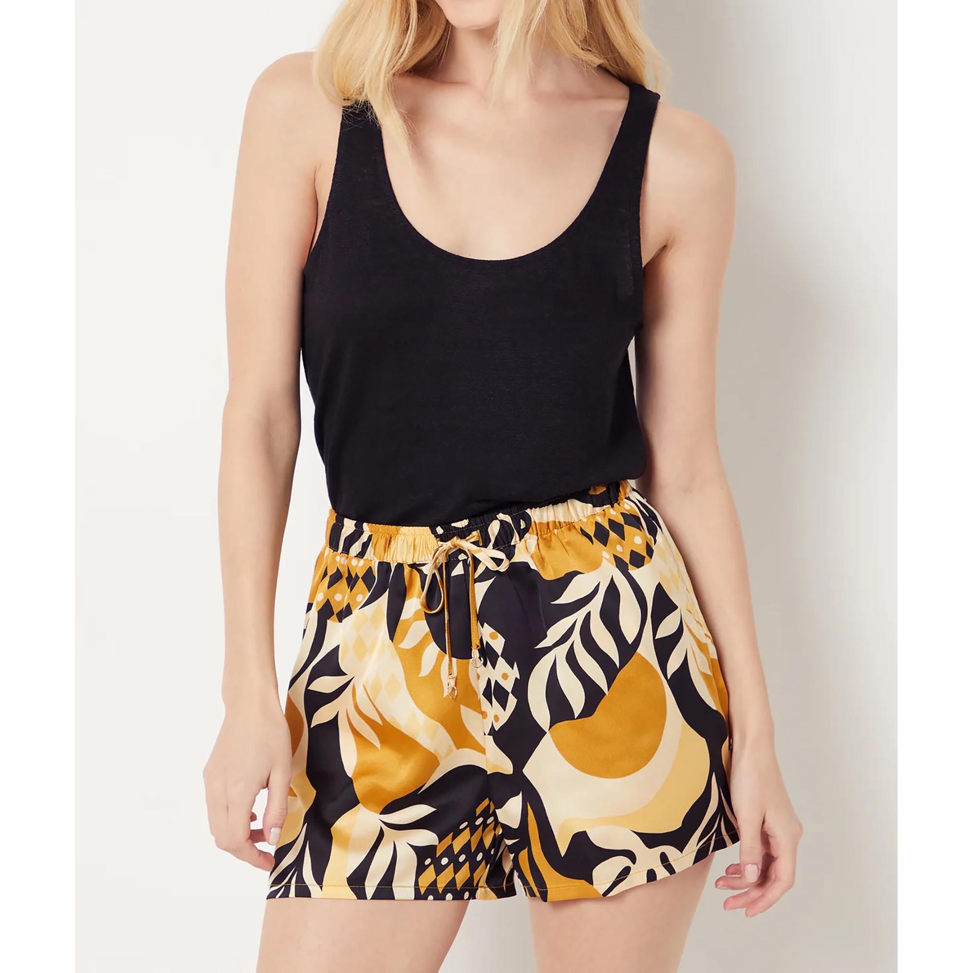 Image of Shorts Damen Grün Bedruckt L