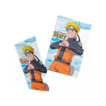 Naruto 8 cartes d'invitation