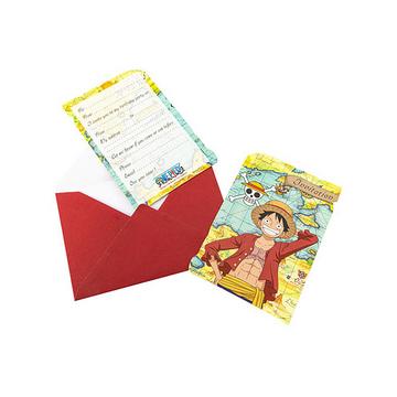 One Piece 8 Einladungskarten