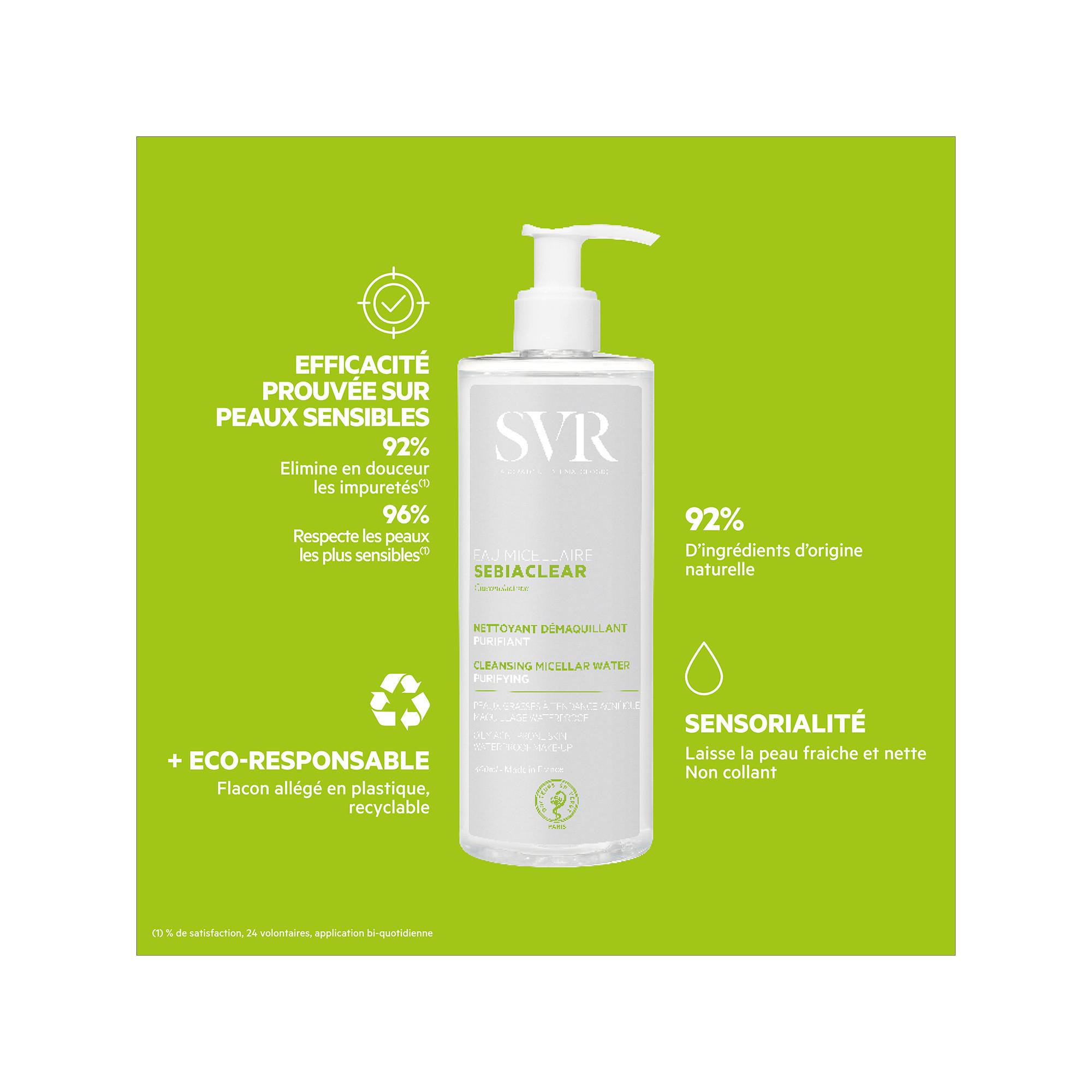 Laboratoire SVR  Sebiaclear Eau Micellaire  