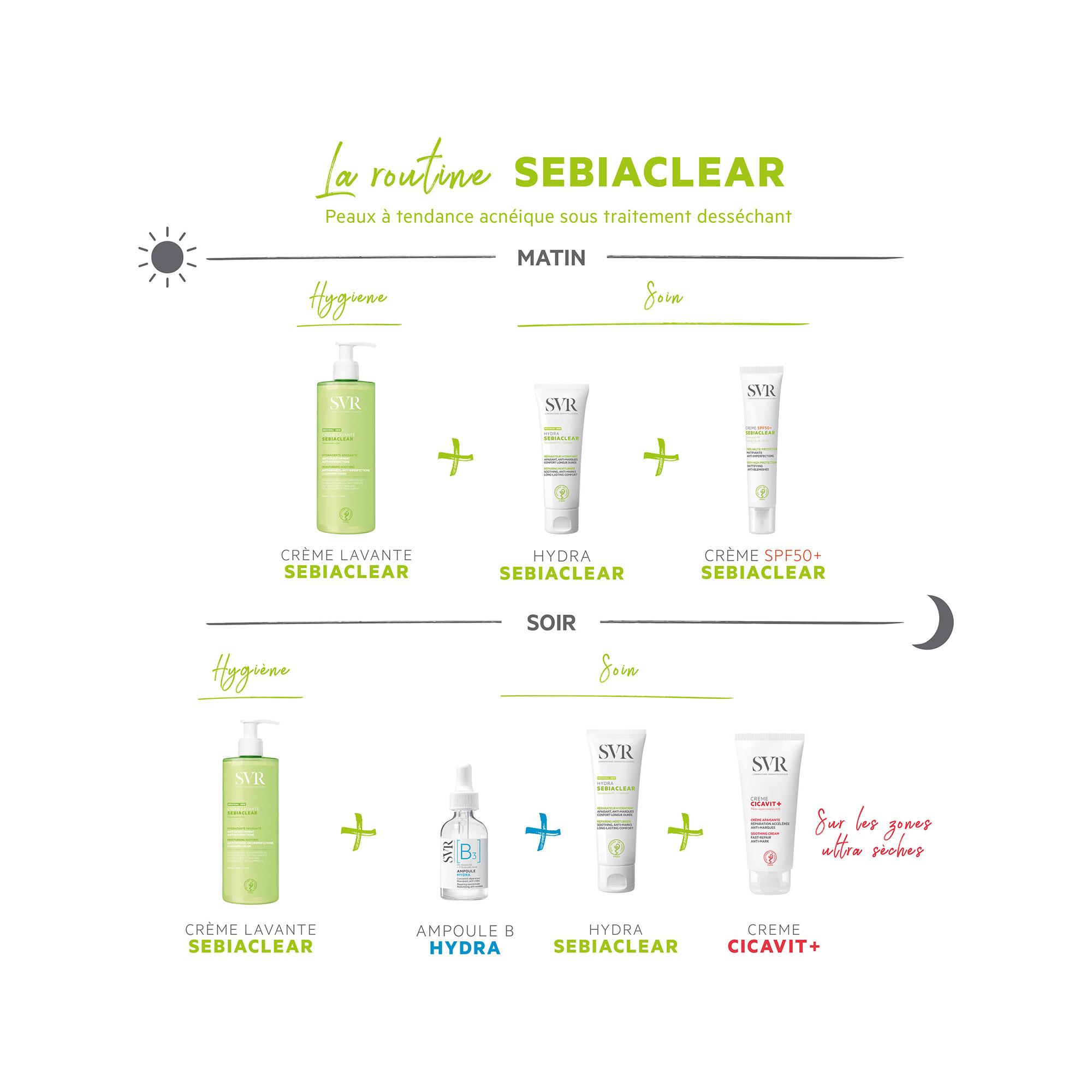 Laboratoire SVR  Sebiaclear Creme Hydra  
