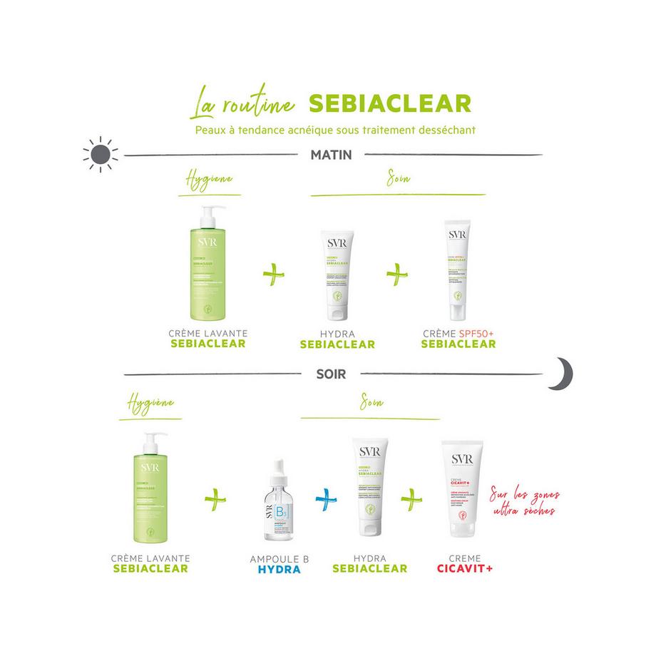 Laboratoire SVR  Sebiaclear Creme Hydra  