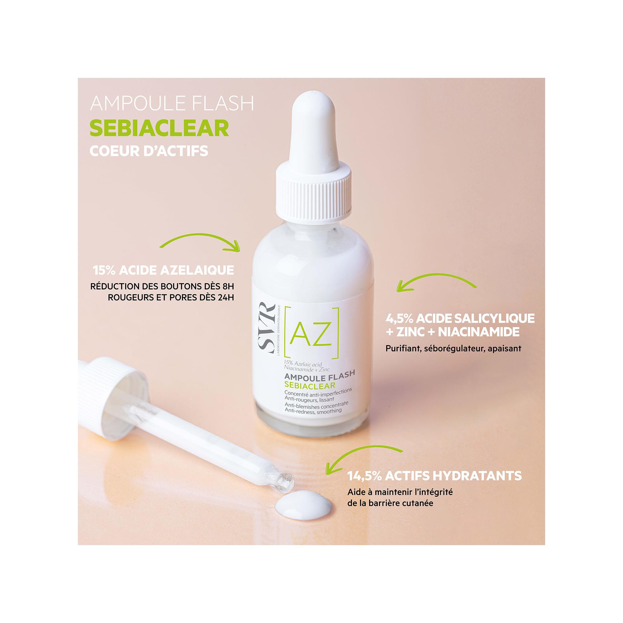 Laboratoire SVR  Sebiaclear Ampoule A-Z   