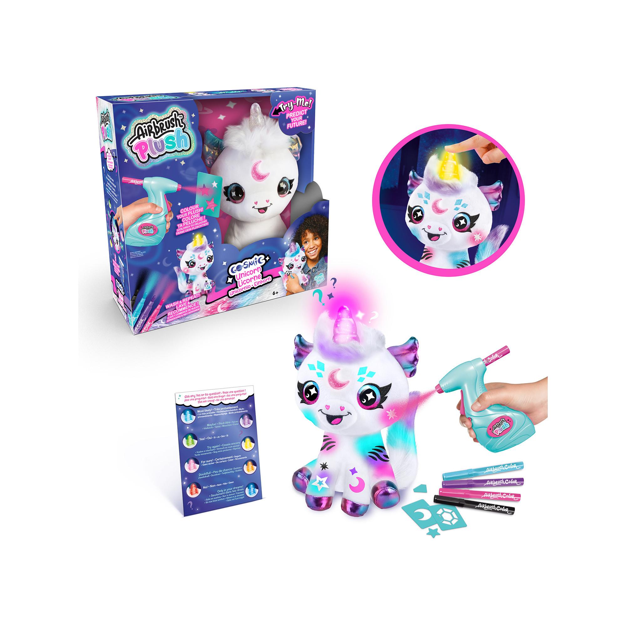 Canal Toys  Airbrush Plush Cosmic Unicorn 