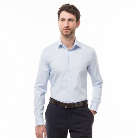 CALVIN KLEIN Hemden MINI STRUCTURE SLIM SHIRT Camicia, maniche lunghe, slim fit 