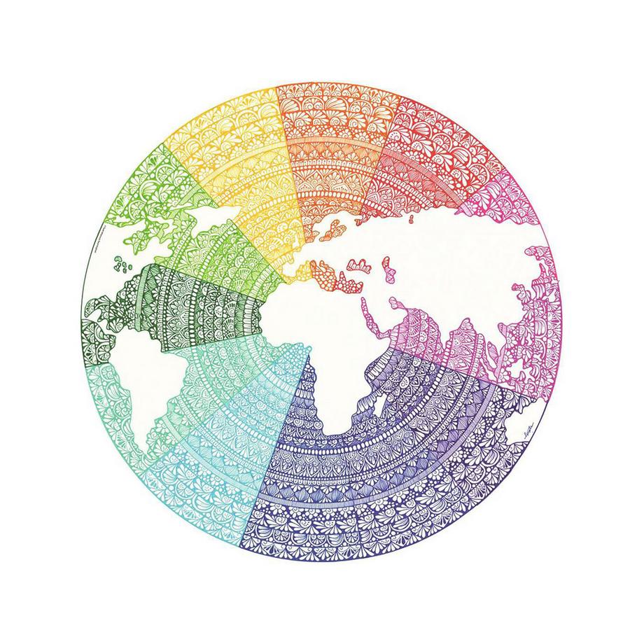 Ravensburger  Puzzle Circle of Colors - Mandala, 500 pezzi 