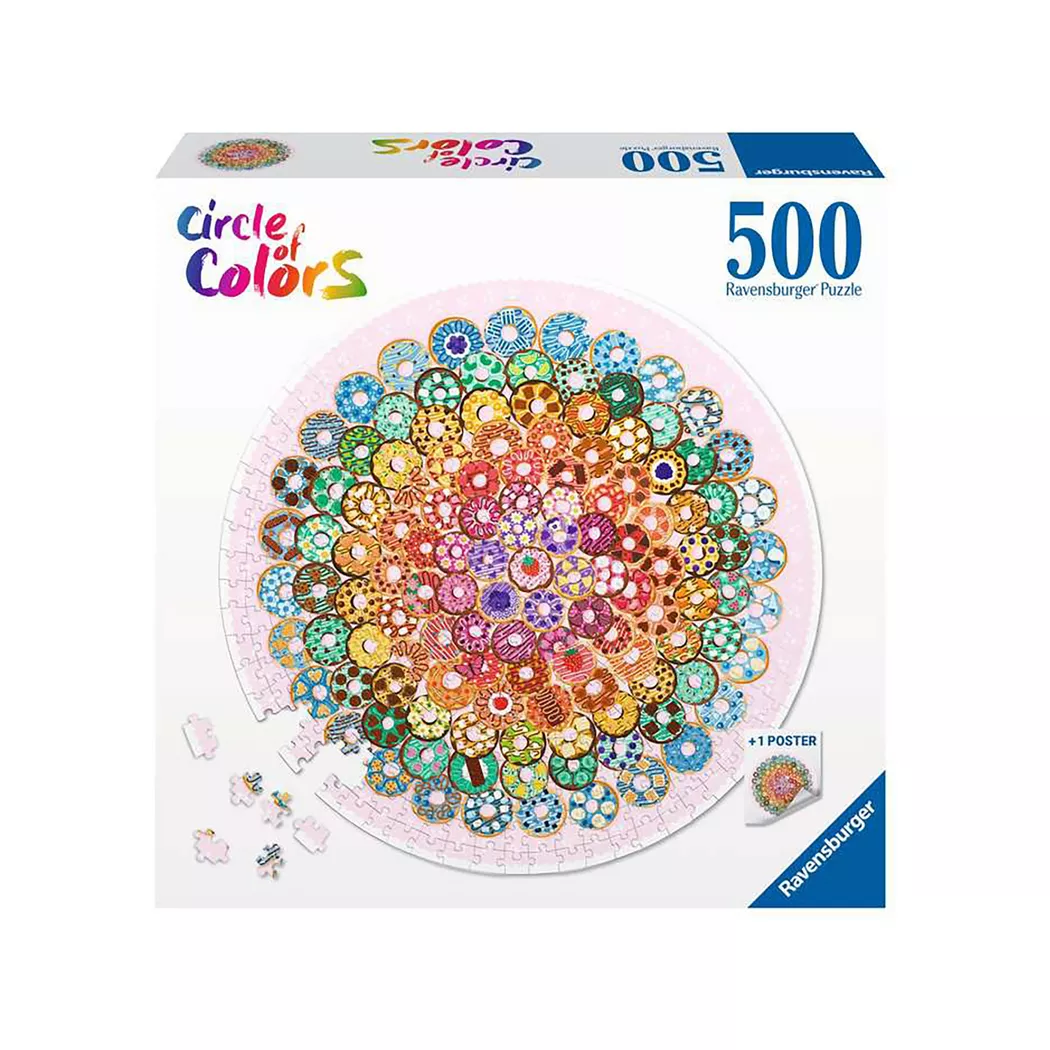 Ravensburger Circle of Colors - Donuts 500 Piece Puzzle