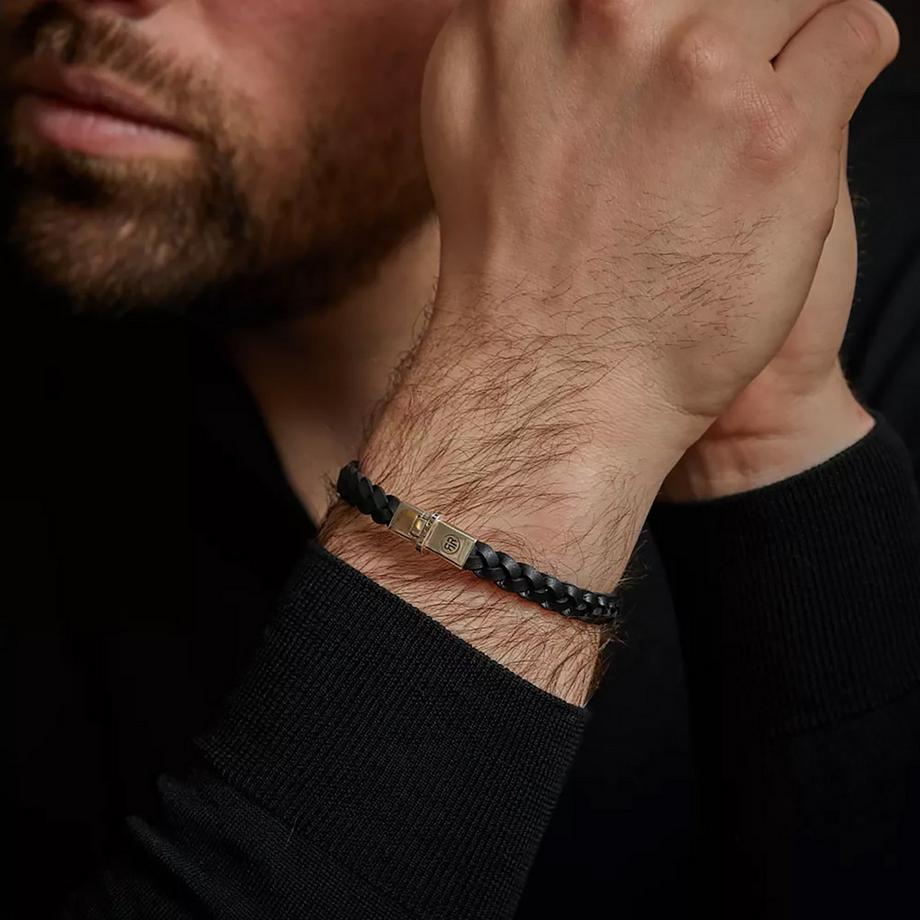 Rebel & Rose Small Braided Navy Bracelet 