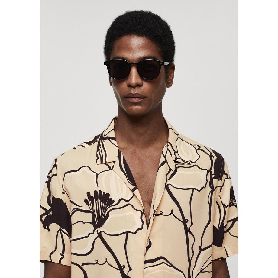 Mango Man T-shirt a fantasia floreale maniche corte  