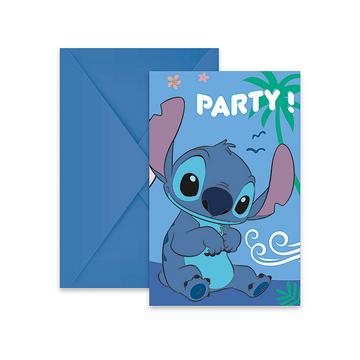 Stitch 6 Einladungssets